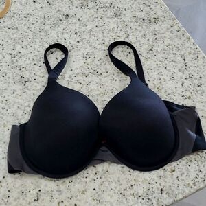 Spanx Pillow Cup Signature Full Coverage Bra Black & Gray Women's 36C Underwire